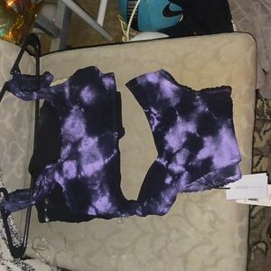 Bathing suit (Bond-eye, O/S, Tie dye Black & purple)